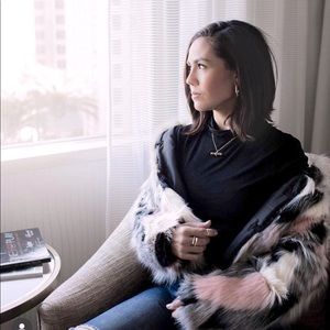 Cynthia Rowley Faux Fur Jacket